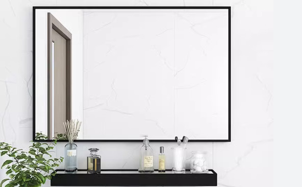 Home Decoration Furniture Bathroom Wall Mirror Glass with Latest Style