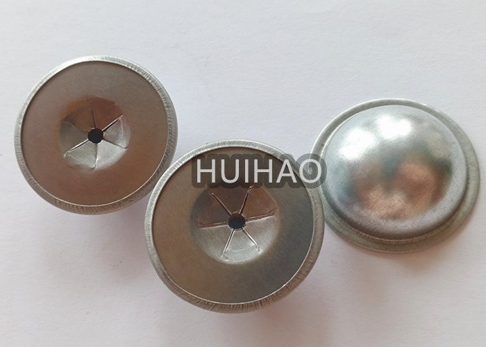 30mm Round Type Metal Insulation Dome Caps Washer For Weld Studs