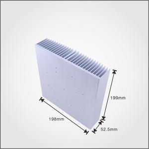 China Transistor Die Cast Heat Sink Natural Convection Falt Base High Efficiency wholesale