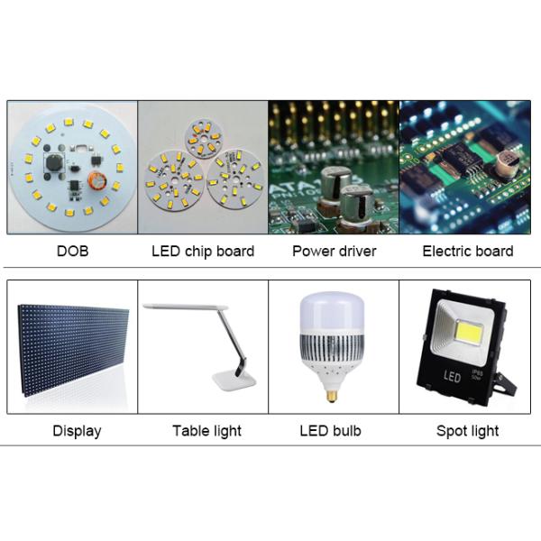 LED Bulb DOB Bulb LED Light Pick And Place Machine Double Module Double Rail 80000CPH