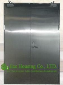 China Customized Double-leaf Stainless steel fire rated emergency exit door Manufactuer In China wholesale