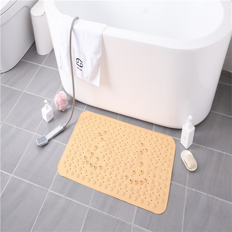 Massage Style 69 X 39 Cm PVC Bath Mat Non Slip Shower Mats