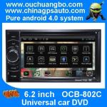 Ouchuangbo Auto Radio Android 4.0 for Universal Car DVD GPS Player Sat Navi with