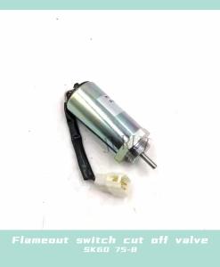 China OEM Automotive 12V Solenoid Fuel Shut Off Valve For Kobelco SK60-8 wholesale