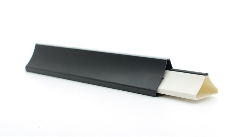 Custom Extrusion Plastic PVC PE Clear U Channel Rectangular Triangle Shaped Profile