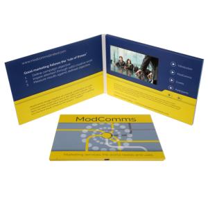 China CMYK Printing LCD Promotional Video Card Electronic Printed Video Cards wholesale