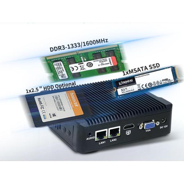 RAM/HDD Optional/MSATA SDD