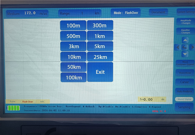 Portable Automatic Test Long Cable ARC Multi Pulse Cable Fault Pre Locator