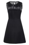round neck sleeveless fashion elegant sex office uniform design for women dress
