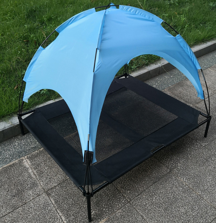 76x60x16cm Portable dog bed with tent, military bed, golden retriever mattress, Teddy Little Medium Dog House with tent