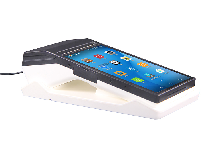 Handheld Cash Register Terminal with 7-inch Capacitive Touch Screen and Quad Core CPU