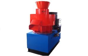 China Double Vertical Sawdust Wood Pellet Press Machine Bamboo Wood Granulator wholesale