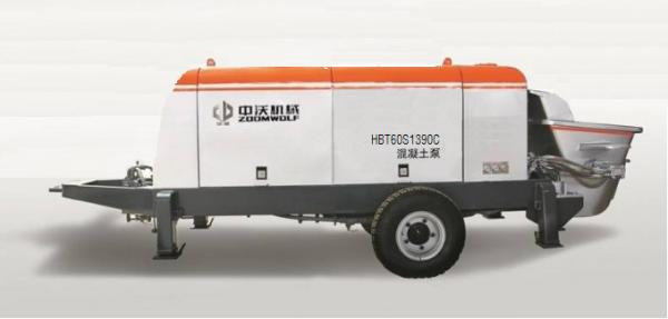 Hydraulic Electric Concrete Pump , Cement Concrete Pump Long Service Life