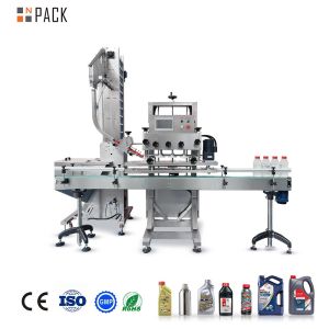 Npack Full Auto 1000-5000ml Bottle Cap Assembly Machine with 6 Linear Wheels and
