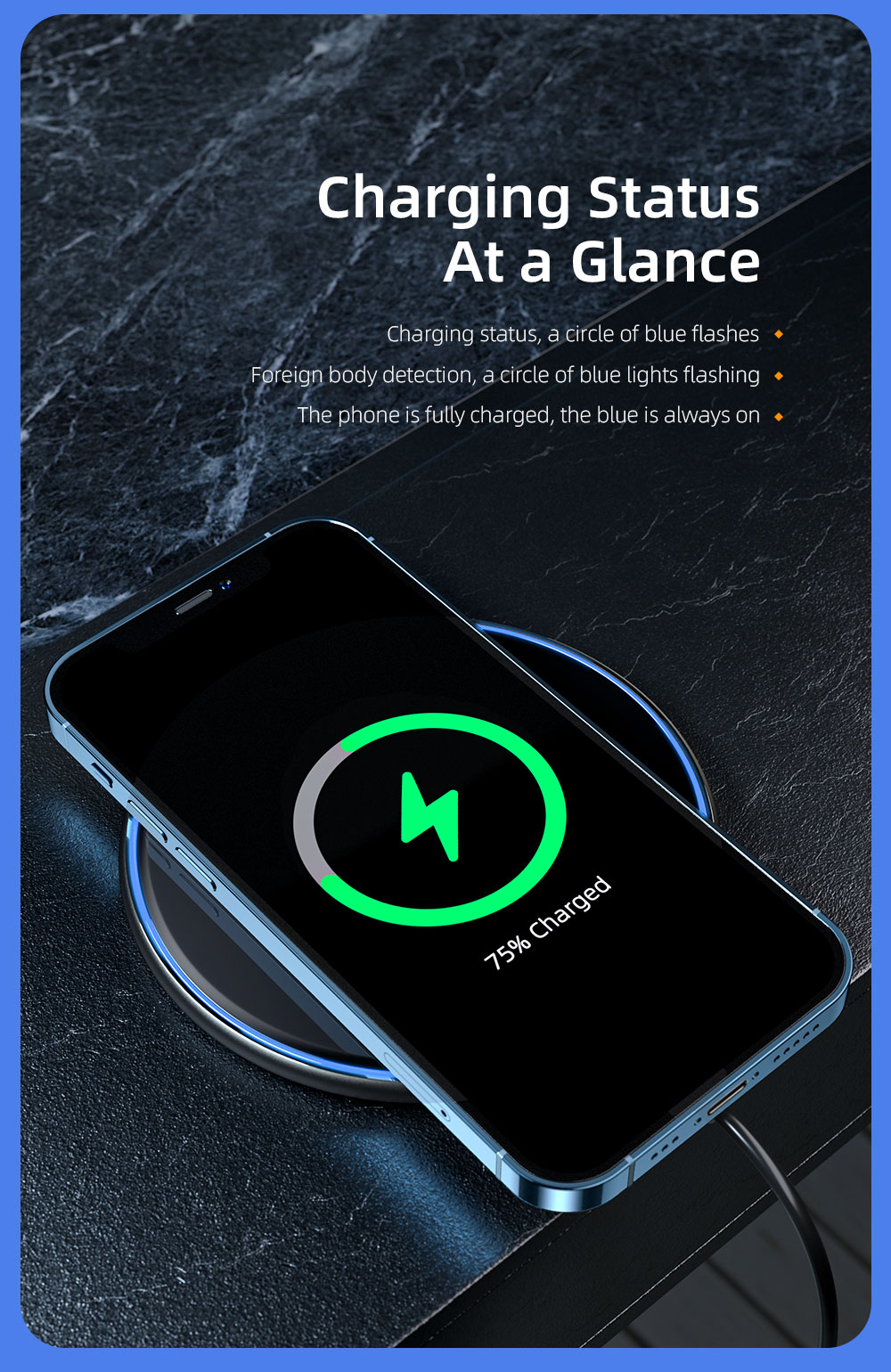 Lamp Desktop Magnetic Wireless Charger 15W For Ip 12 HUAWEI XIAOMI