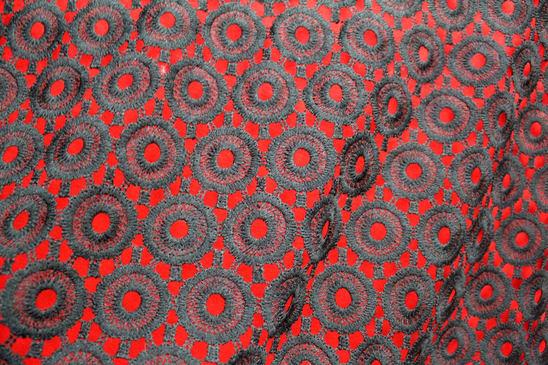 Apparel Accessories Chemical Lace Fabric Water Soluble Embroidery lace fabric