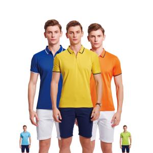 China Flyita Short Sleeve Shirts Men's 100% Cotton Sport Breathable Polo T-Shirt wholesale