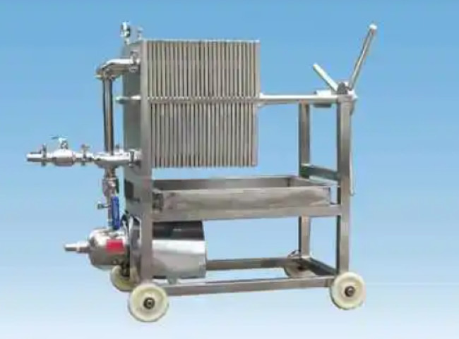 laboratory plate and frame filter press dewatering SS304 316 Water Treatment Separation