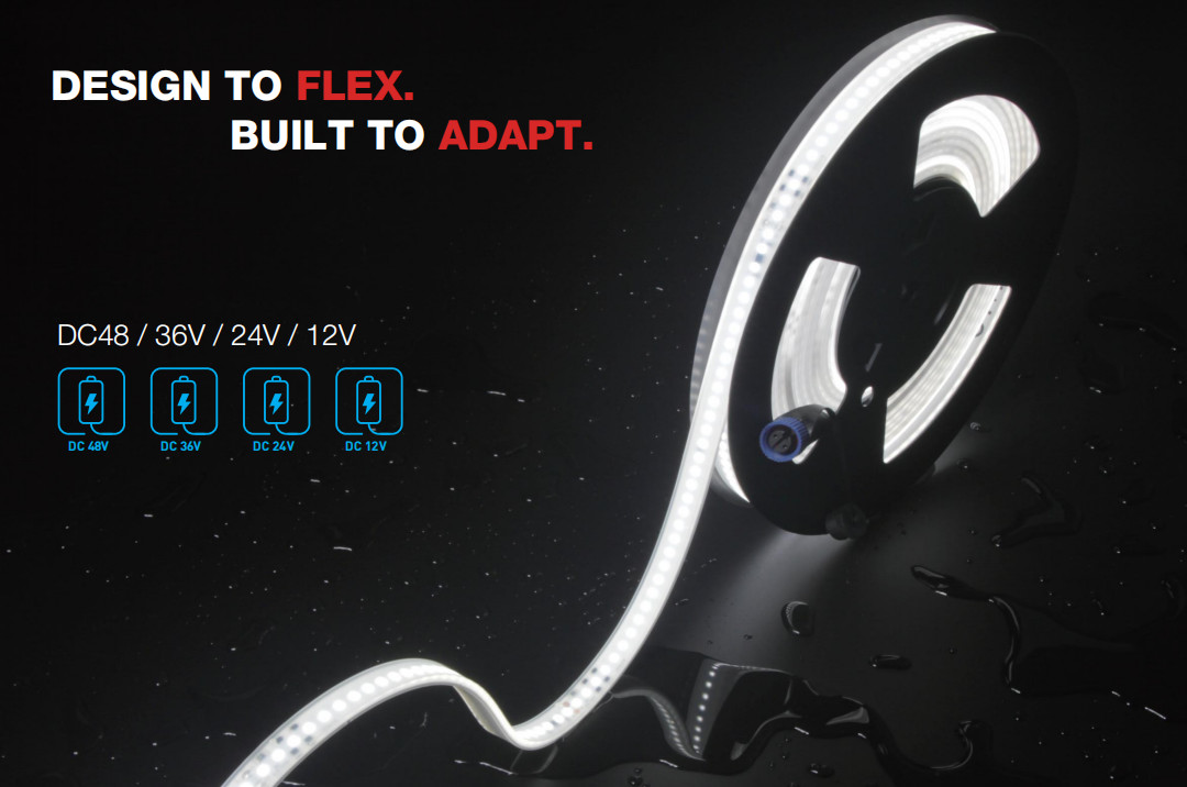 Customizable Mining LED Strip Lighting IP68 24V 36V 48V 2835 SMD LED Strip