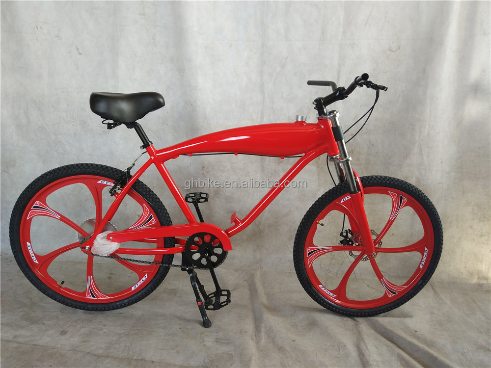 80cc Two Stroke Gas Kit Motorcycle Chopper Bicycle Max. Speed 40km/h for Adult Riders