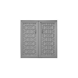 China 0.4mm To 1.2mm Plastic Shed House With Drawers , Outdoor Large Plastic Storage Sheds wholesale
