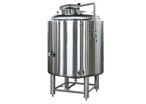 China 1000 Liter Cold Liquor Tank Fabrication SS304 With 2MM Thickness Dimple Plate Jacket wholesale