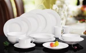 China white porcelain/ceramic dinner plate/12/20/30pieces dinnerware sets/ from guang xi beiliu Manufacturer&amp;factory china wholesale