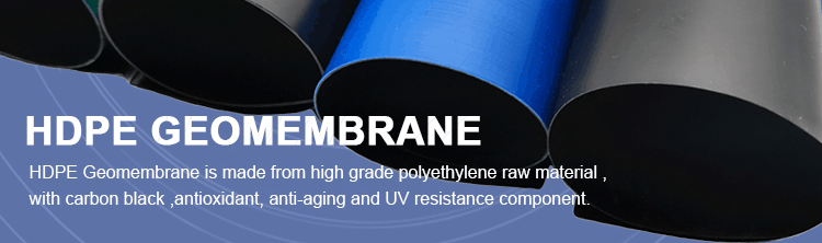 2m-8m Width HDPE Dam Liners 1mm Geomembrane Liner for Aquaculture Fish Farm Sale