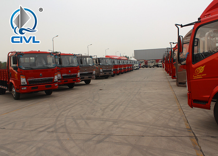 Sinotruck 5-7 Tons Light Truck Cummins Engine 129hp Mini Cargo Truck Light Lorry Truck For Sale