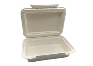 China 9&quot;×6”825ml Pulp Biodegradable Takeout Containers wholesale