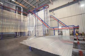 China Aluminum Profiles Vertical Powder Coating Line W20m*L53m wholesale