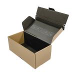 Luxury Electronic Commerce Shipping Box With Flute Material And Ribbon