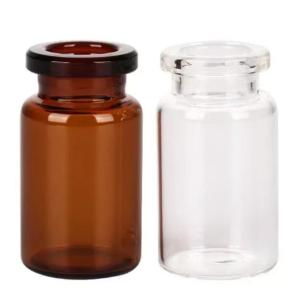 China Transparent Amber 5ml 10ml Empty clear Empty Pharmaceutical Low Borosilicate Tubular Moulded Glass Vial wholesale