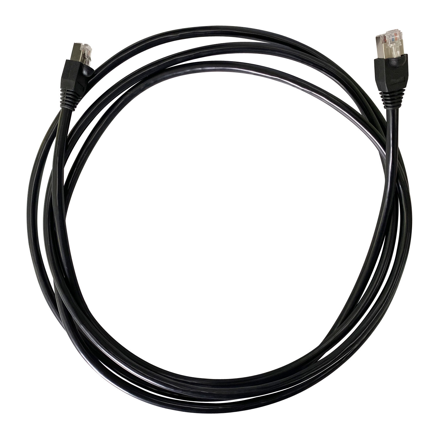 1m 24AWG Copper Conductor PVC Ethernet Cable Assembly -20.C to 80.C Temperature Rating