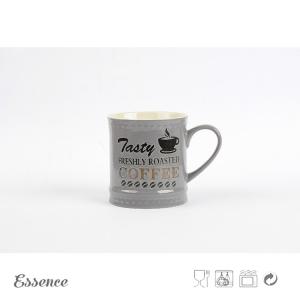 China Hand Painted Custom Stoneware Mugs / Ceramic Mugs Microwave Safe 14OZ wholesale