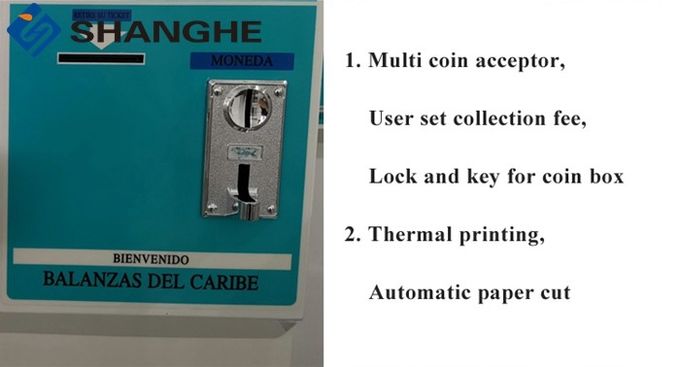 LCD Display Digital Scale With Height Measurement , Pharmacy / Hospital Weighing Machine