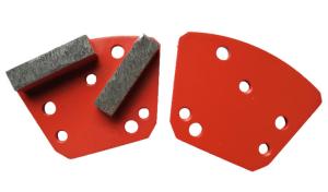 China Blastrac Diamatic Concrete Diamond Floor Pads , Diamond Grinding Pads wholesale