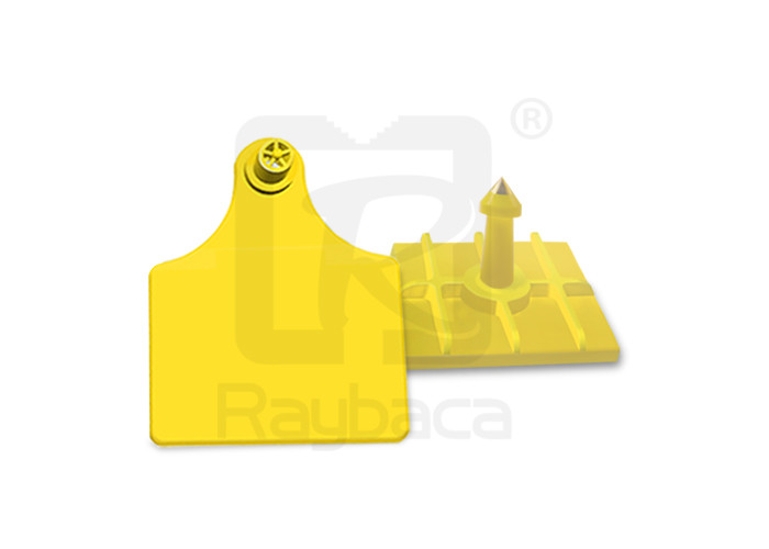 Durable Custom Cattle Tags Animal Ear Tags UHF 860 - 960MHZ TPU Material