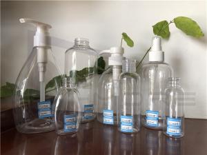 China Transparent PETG ODM 250ml Sanitiser Empty Container Bottle wholesale