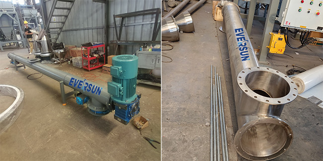 High Performance Vertical Auger Conveyor Screw Feeder For Ice Cream Powder