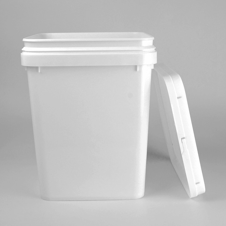 Food Grade Square Plastic Bucket 5 Gallon 20 Litre With Lid And Handle