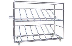 China Modular System Stainless Steel Pipe Rack Chrome Plated Connectors wholesale