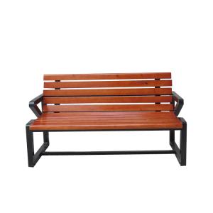 China Sunproof 150cm Cast Iron And Wood Garden Bench wholesale