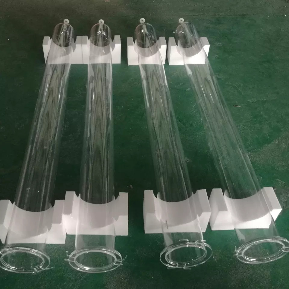 Manufacture High Temperature Resistant Large Quartz Glass Tube