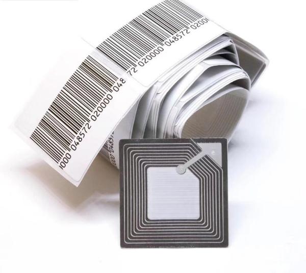 50*50mm Loss Prevention Anti Theft EAS Adhesive 5X5 Anti Theft RF Barcode Soft