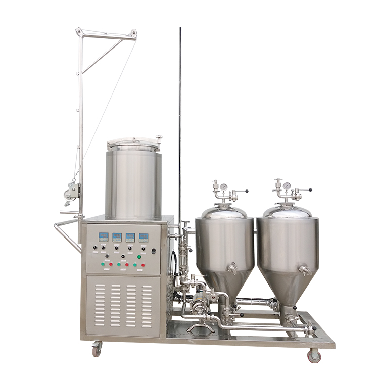 Mini Micro Electrical Heating Homebrew Beer 200 KG Capacity 1-80 kW Power Output