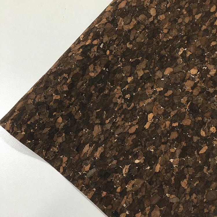 Eco-friendly Portugal recyclable Natural carbonized Cork Fabric for bag wallet