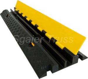 China Roadway Safety Truss Parts Strong Impacting Resistance Heavy Duty Rubber Cable Protector wholesale