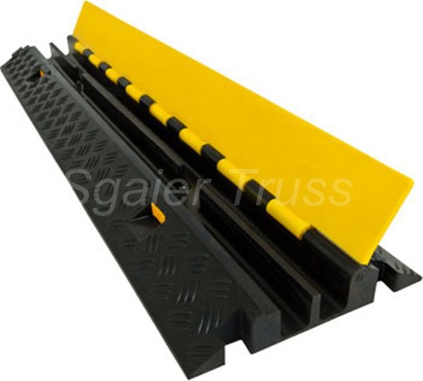Roadway Safety Truss Parts Strong Impacting Resistance Heavy Duty Rubber Cable