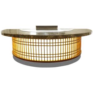 China Standard Japanese Semi-circle Teppanyaki Grill Table wholesale